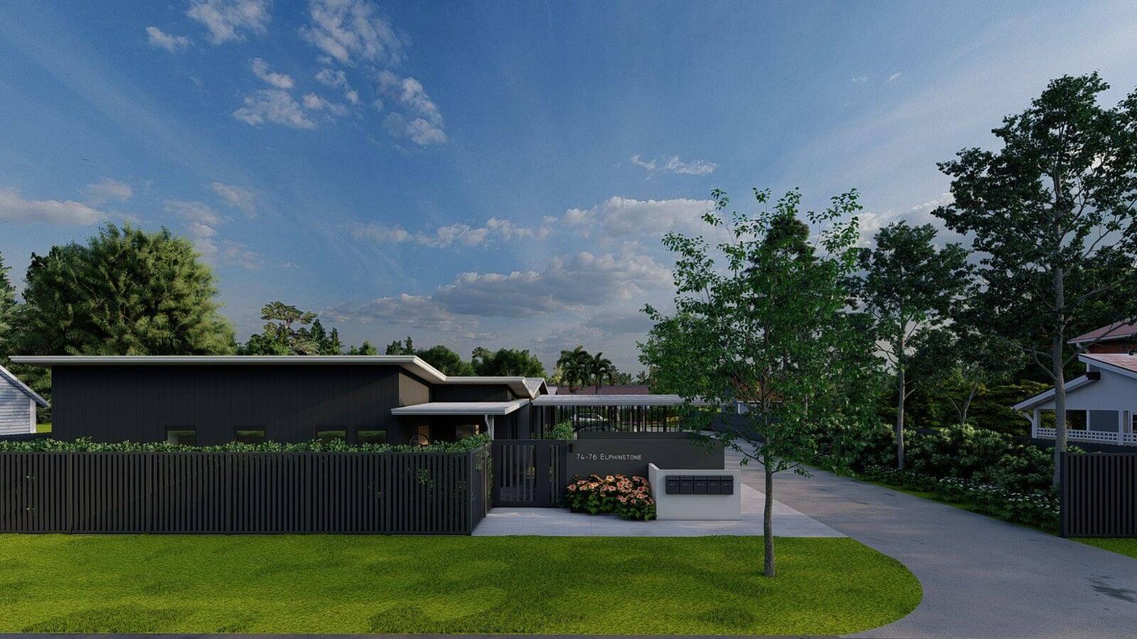 Berserker Villa Central Carport and Garden Layout Queensland