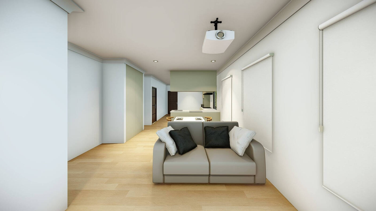 Scone Villa Living Room View, New South Wales Area